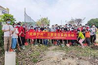 爱树护绿 共建绿色家园——开云(中国)集团党支部参加大龙街道党委组织